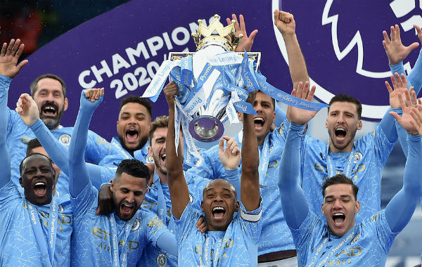 2020-21赛季曼城获得<a href=/zuqiulanmu/yingchao/ target=_blank class=infotextkey>英超</a>冠军